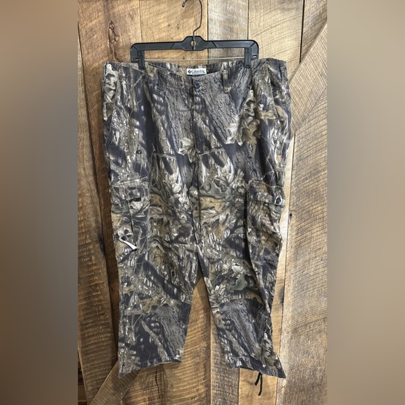 Vintage Columbia Mossy Oak Camo Pants Men’s 40x32 Hunting Double Knee Cargo - Picture 1 of 10